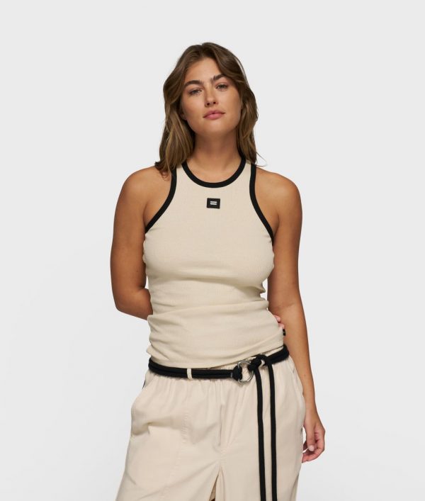 10DAYS Tank Top Rib Contrast