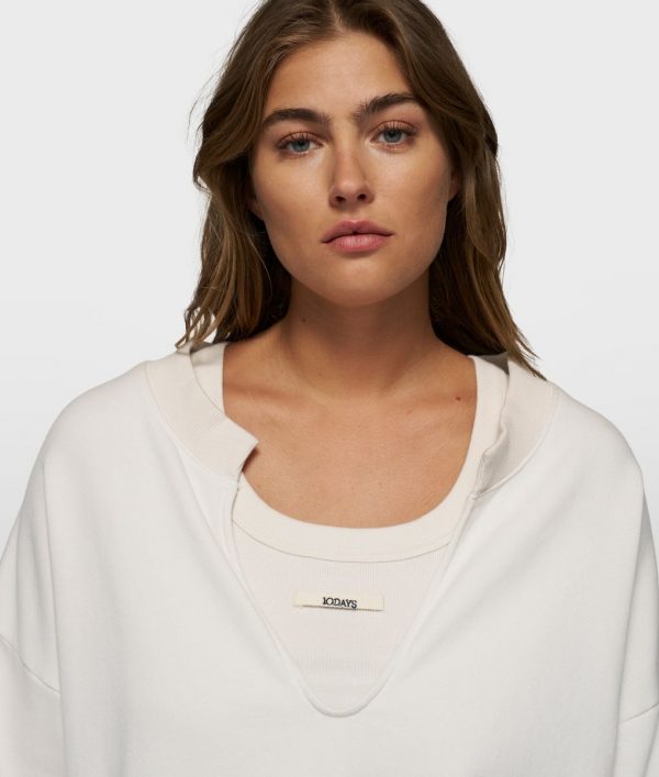10DAYS V-neck Double Sweater – Bild 4