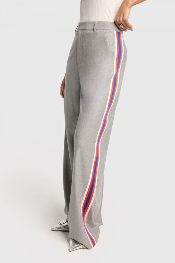 ALIX Coated Herringbone Pants – Bild 2