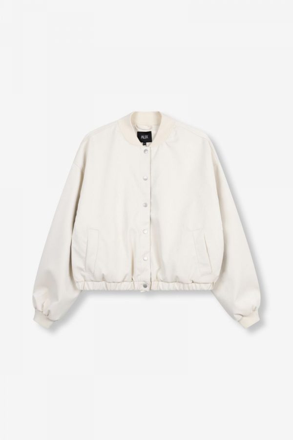 ALIX Velvet Leather Bomber – Bild 4