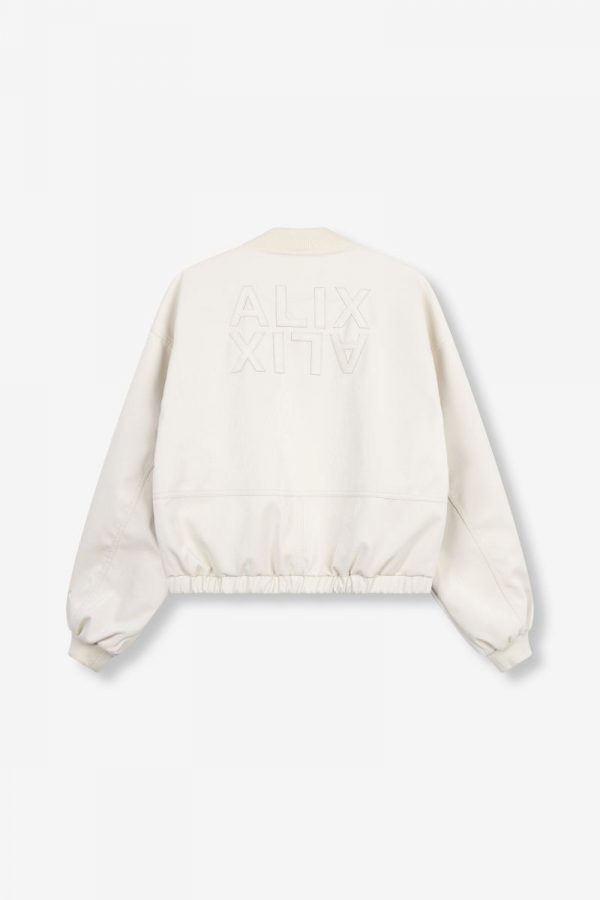 ALIX Velvet Leather Bomber – Bild 5