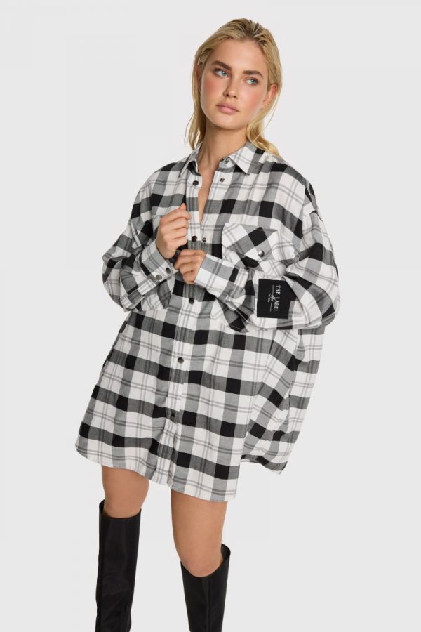 ALIX Check Blouse