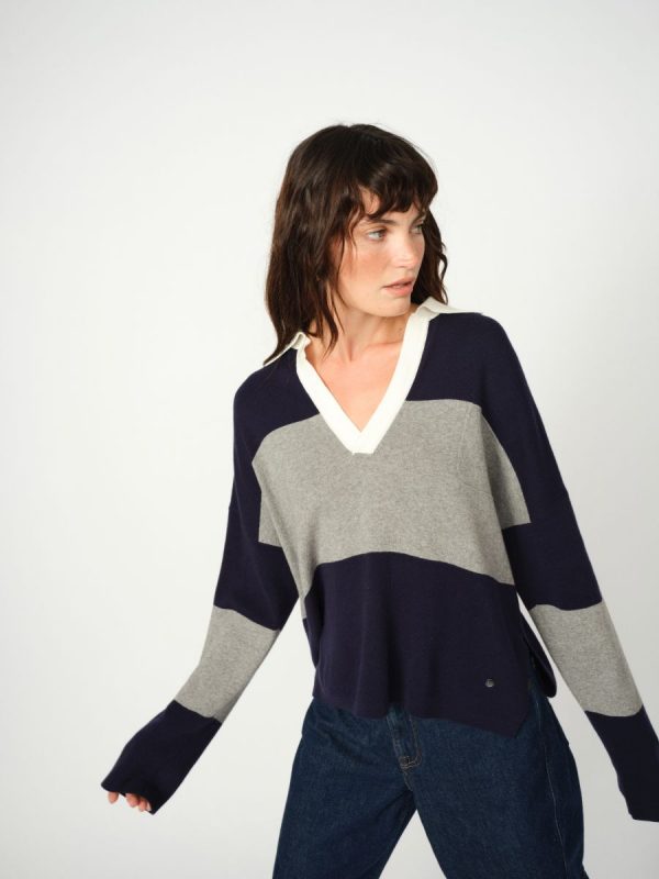 Mos Mosh Wylie Tani Bold Stripe Knit