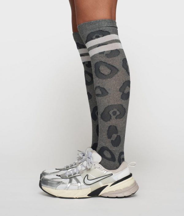 10DAYS Knee Socks Leopard