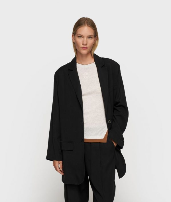 10DAYS Long Flowy Blazer Lyocell – Bild 2