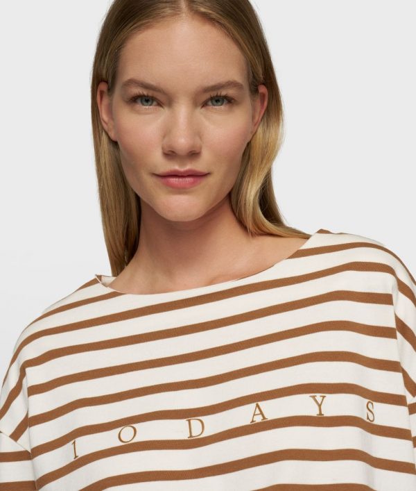 10DAYS Boat Neck Top Stripes – Bild 4
