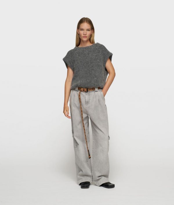 10DAYS Ballon Hairy Knit Top – Bild 2