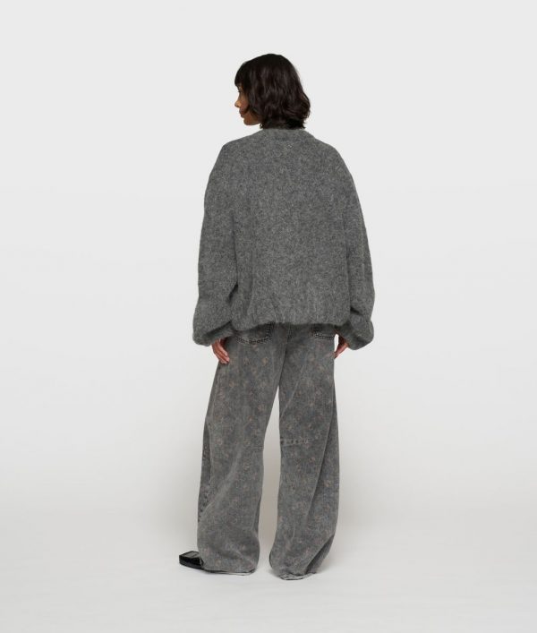 10DAYS Puffy Hairy Knit Bomber – Bild 3
