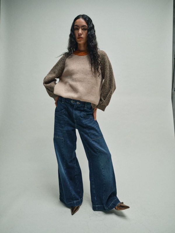 HEYANNO Ace Block Knit