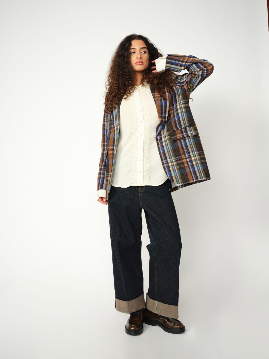 HEYANNO Bold Check Blazer – Bild 2