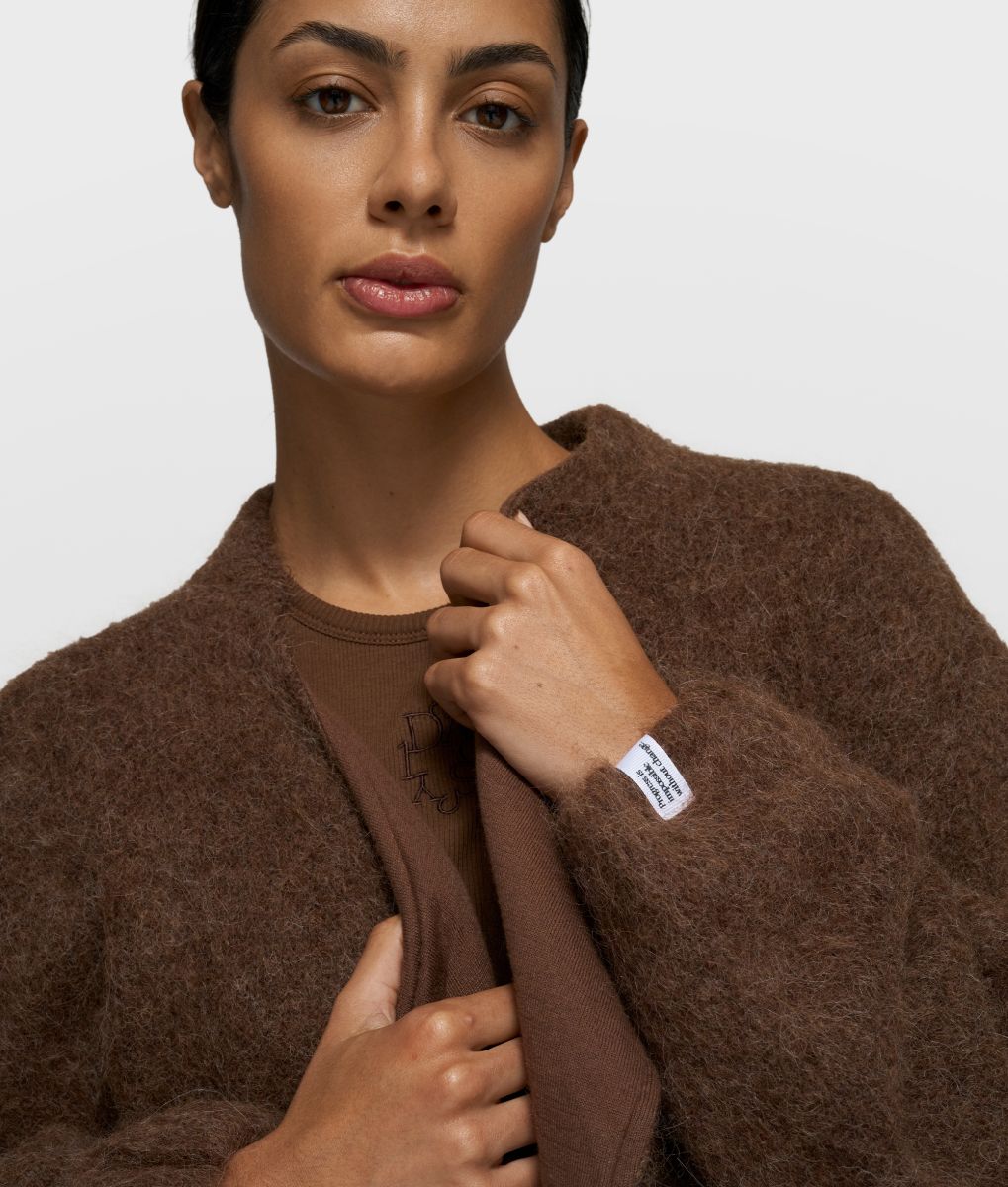 10DAYS Puffy Hairy Knit Bomber – Bild 4