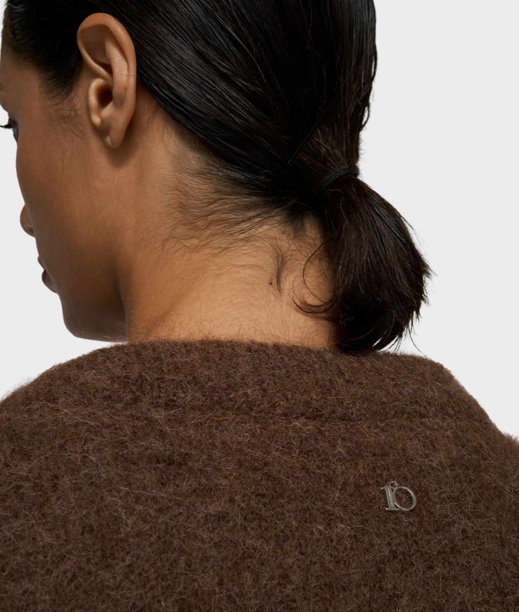 10DAYS Puffy Hairy Knit Bomber – Bild 5