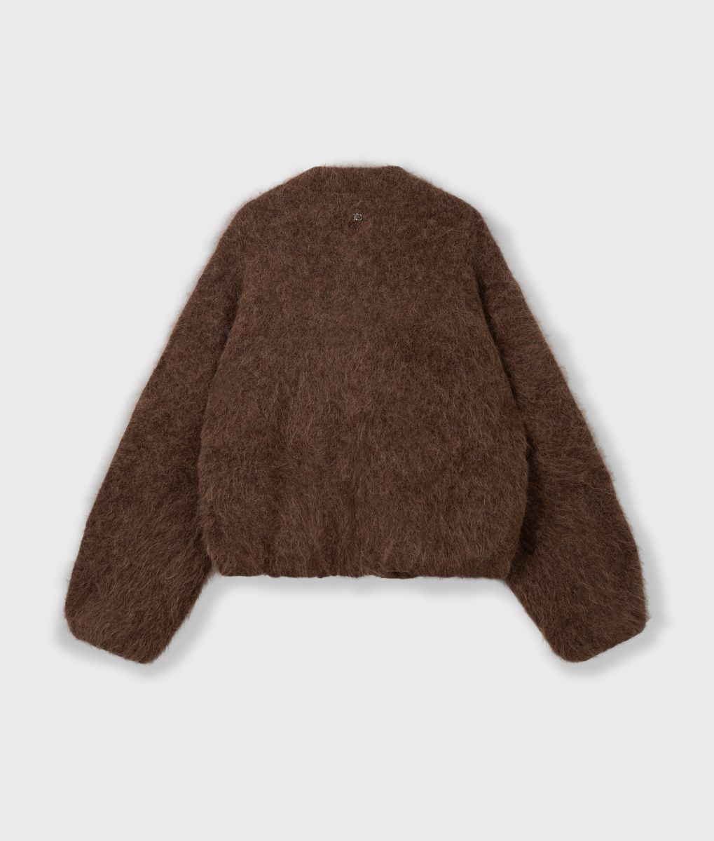 10DAYS Puffy Hairy Knit Bomber – Bild 8