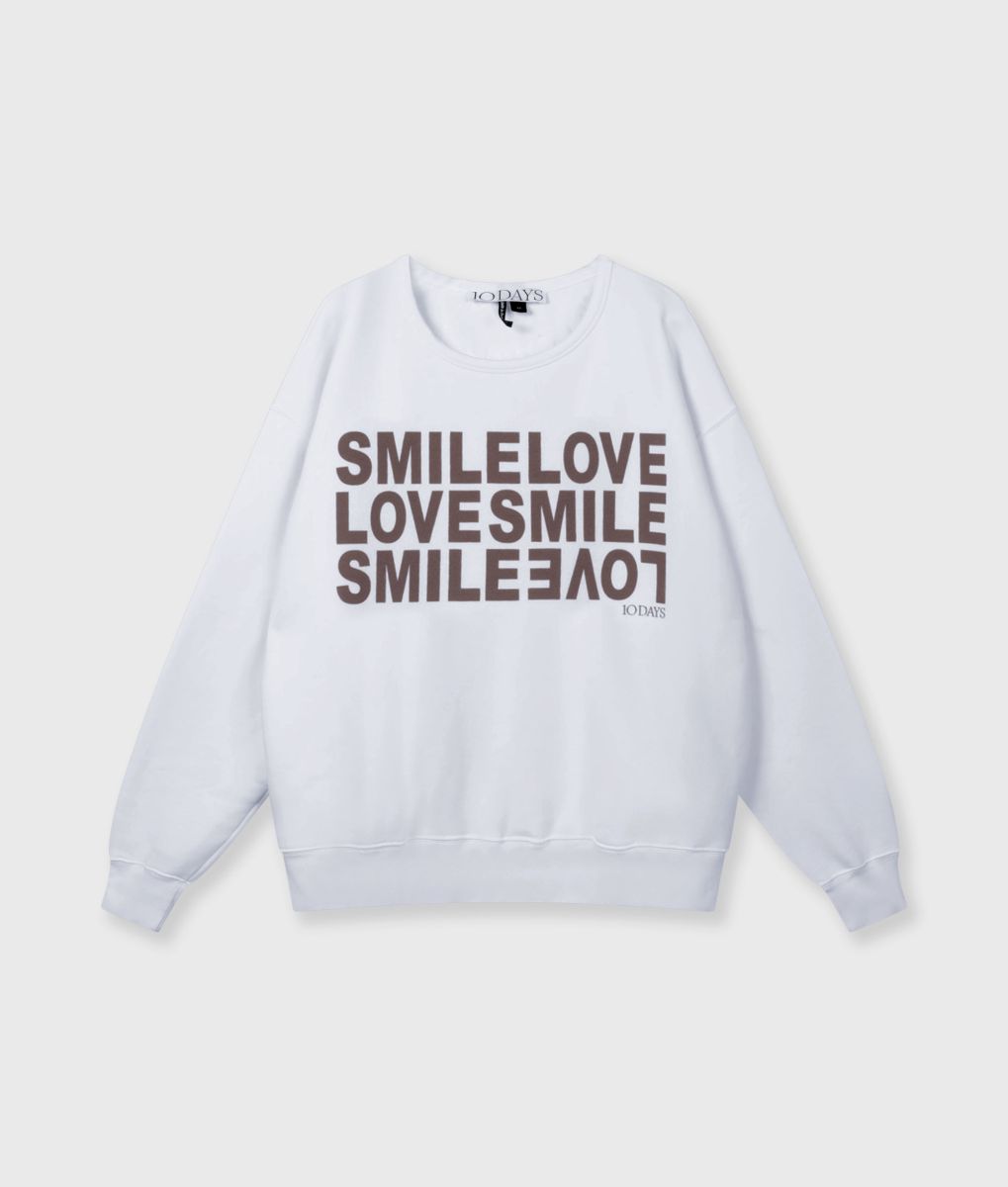 10DAYS Statement Sweater Smile – Bild 6