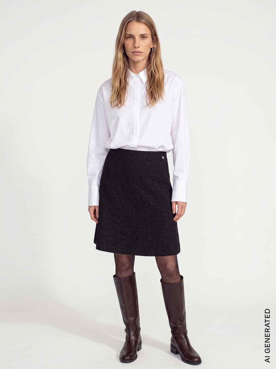 Mos Mosh MMMeana Glitter Knit Skirt